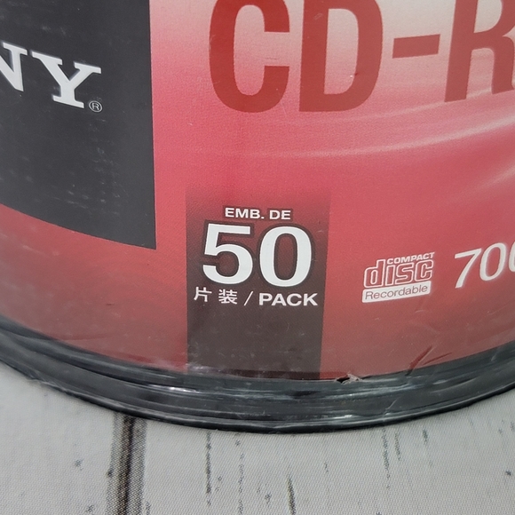 Sony CD-R 50 Pack 700 MB 1x-48x Open Package - Picture 7 of 7